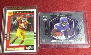 lot 66 image: (2) Jordan Addison Rookie Cards