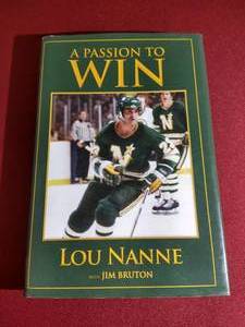 lot 72 image: A Passion to Won - Signed by Lou Nanne & Jim Bruton