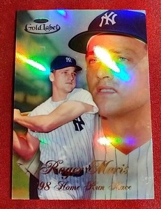 lot 80 image: 1998 Topps Gold Label Roger Maris - Black Level Version
