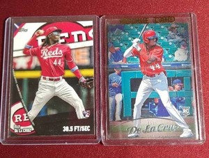 lot 93 image: (2) Elly De La Cruz Rookie Cards