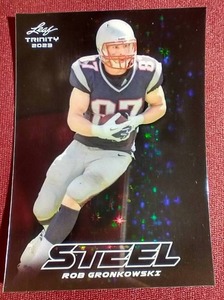 lot 109 image: 2023 Leaf Trinity Rob Gronkowski - 11 Pre-Production Proof