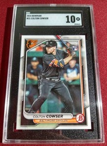 lot 117 image: 2024 Bowman Colton Cowser Rookie Card - SGC 10