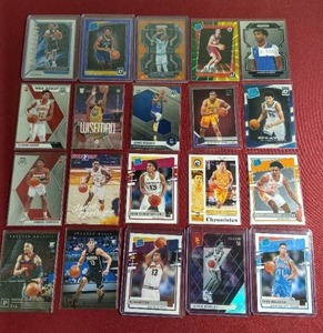 lot 121 image: (20) Basketball Rookie Cards - Prizms, etc