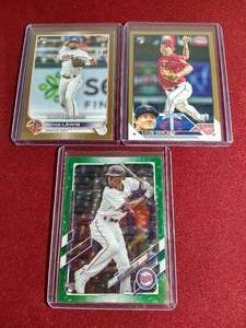 lot 139 image: (3) Numbered Twins Rookie Cards - Includes Royce Lewis