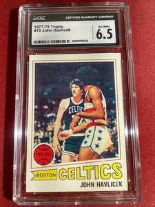 lot 146 image: 1977-78 Topps John Havlicek - CGC 6.5