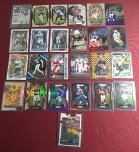 lot 182 image: (25) Football Rookie Cards