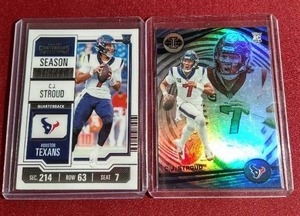lot 184 image: (2) C.J. Stroud Rookie Cards