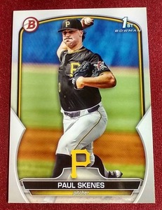 lot 187 image: 2023 1st Bowman Paul Skenes Card