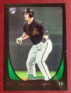 lot 191 image: 2011 Bowman Paul Goldschmidt Rookie Card