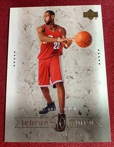 lot 194 image: 2003 Upper Deck LeBron James Rookie Card
