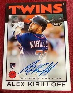 lot 197 image: 2021 Topps Alex Kirilloff Rookie Autograph Card