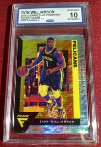 lot 206 image: 2020-21 Flux Silver Pulsar Zion Williamson - CCG 10