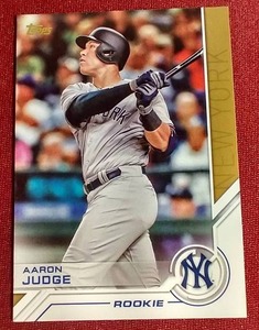 lot 209 image: 2017 Topps Salute Aaron Judge Rookie Card