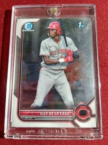lot 216 image: 2022 1st Bowman Chrome Elly De La Cruz Card