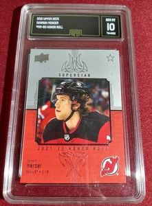 lot 232 image: 2021 Upper Deck Dawson Mercer - GMA 10