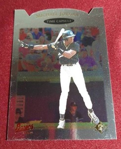lot 247 image: 1995 Upper Deck Michael Jordan Baseball Rookie Card