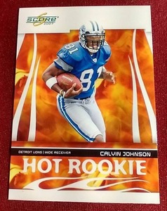 lot 251 image: 2007 Score Calvin Johnson Rookie