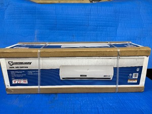 lot 20 image: $329.99 Retail - Strongway Air Curtain, 36in., 12 HP, 816 CFM, 2 Speeds, Includes Remote Control-Brand New Unopened
