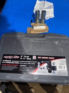 lot 35 image: Uriah Products Aluma-Tow Ultra 6in. Drop Hitch Mount, Model# UT623800 , NO KEYS- $360 Retail - 2 Inch Receiver