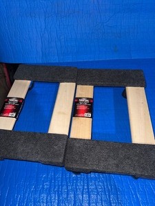 lot 37 image: Two brand new carpeted mover dollys