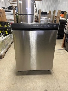 lot 41 image: Scratch and Dent -24 In. in. Front Control Built-In Tall Tub Dishwasher in Stainless Steel with 3-Cycles, 55 dBA MSRP - $469 Model #FFCD2413US7B