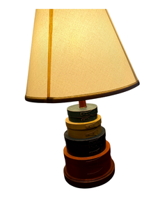 lot 14 image: Shaker-Style Lamp with Stacked Box Base