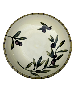 lot 31 image: Olive Branch Serving Bowl
