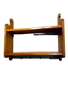 lot 80 image: Solid Wood Wall Shelf