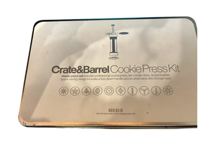lot 53 image: Crate & Barrel Cookie Press Kit