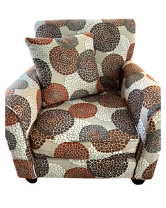 lot 57 image: Patterned Accent Chair