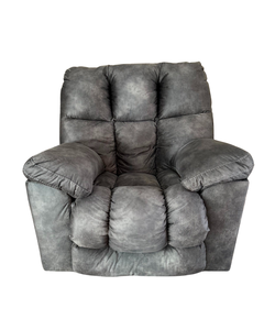 lot 59 image: Oversized Gray Recliner Chair