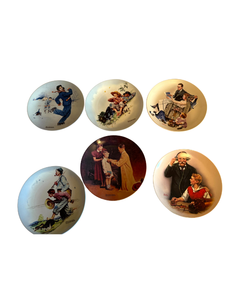 lot 96 image: Norman Rockwell Collector Plates  Knowles Heritage Collection