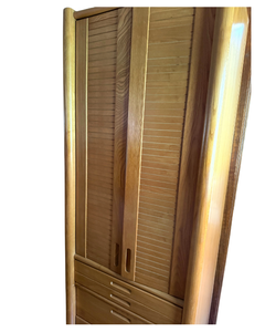 lot 125 image: Matching Pair of Armoires  Wardrobes