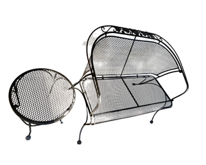 lot 132 image: Wrought Iron Patio Set