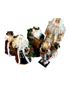 lot 146 image: Old World Santa Claus FiguresDolls