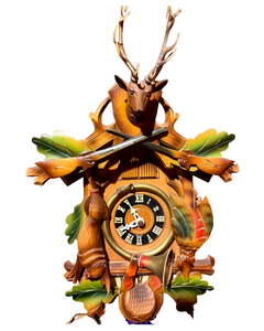 lot 171 image: Black Forest Hunters Cuckoo Clock