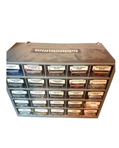 lot 175 image: Workshops 20-Drawer Organizer Cabinet w Electrical Connectors