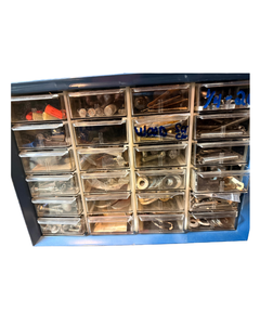 lot 177 image: Akro-Mils Hardware Organizer with Assorted Screws, Bolts & Anchors