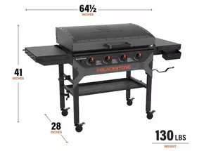 lot 6 image: 4-Burner Liquid Propane Outdoor Griddle