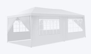 lot 11 image: Costway Polyester Tent 10ft x 20ft x 8 ft (WxLxH)
