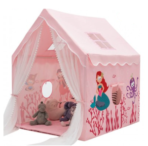 lot 403 image: Large Kids Play Tent with Removable Cotton Mat USED