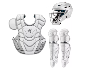 lot 10 image: Easton Youth Gametime Elite 3-Box Catchers Set White