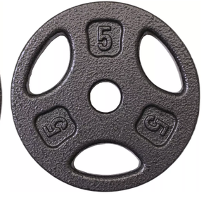 lot 122 image: Fitness Gear Standard Cast Plate 5lb - SET OF 8