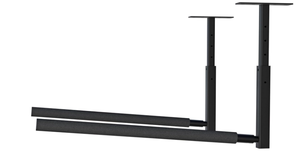 lot 223 image: Adjustable Ladder Ceiling Rack, Kayak Overhead Garage Storage Rack, Garage Ceiling Storage for Kayak, Ladder, Surfboard, Snowboar Overhead Hanger, Holds 150 lbs, Black 28.5D x 2.6W x 10H