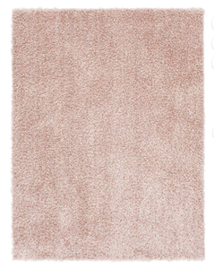 lot 311 image: Mainstays 36 x56 Blush Belissimo Shag Indoor Accent Rug