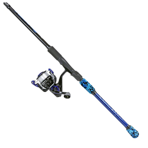 lot 327 image: OKUMA Fin Chaser X Series Combos 2025 FNX-702MH-40BL        1BB        2608, 22010, 18012        FNX-40BL        7 0        MH BLUE