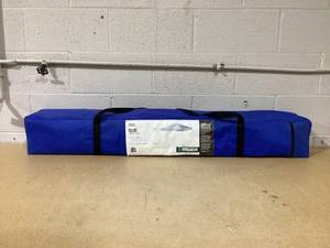 lot 338 image: DSG 10 x 10 Slant Leg Canopy (Has custom ink printed on it) USED