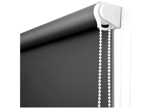 lot 174 image: NUTRO CHILL Blackout Roller Blinds, Window Shades Blackout with Thermal Insulated, UV Protection Fabric Window Shades for Home and Office, Easy to Install(48 W x 68 L, Black)