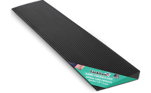 lot 151 image: 1.5 Rise Rubber Threshold Ramp, 2204Lbs Recycled Rubber Power Threshold, 35.4 L x 7.87