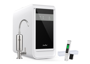 lot 40 image: SimPure Q3-600A Reverse Osmosis System with Remineralization, 600 GPD Under Sink RO Water Filtration with ALK Faucet